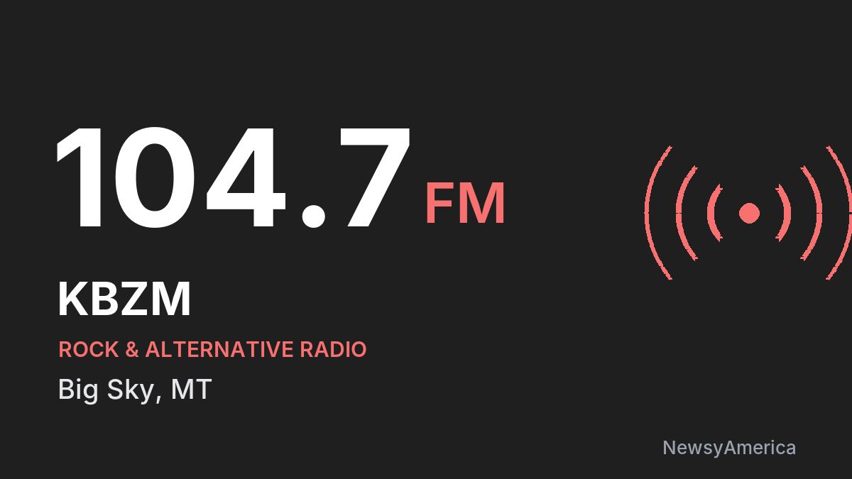 KBZM 104.7 FM – Big Sky