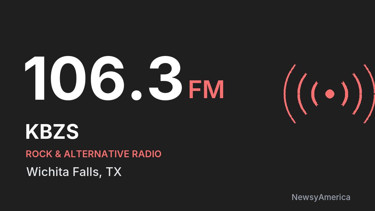 KBZS 106.3 FM – Wichita Falls