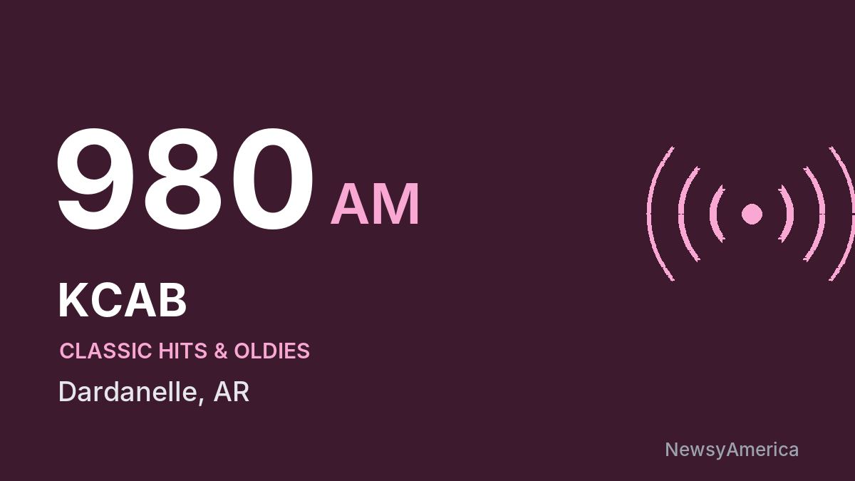 KCAB 980 AM – Dardanelle