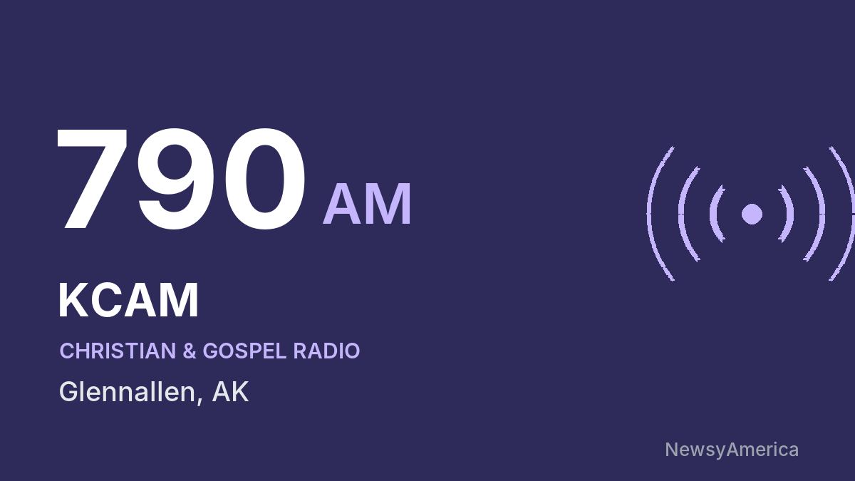KCAM 790 AM – Glennallen