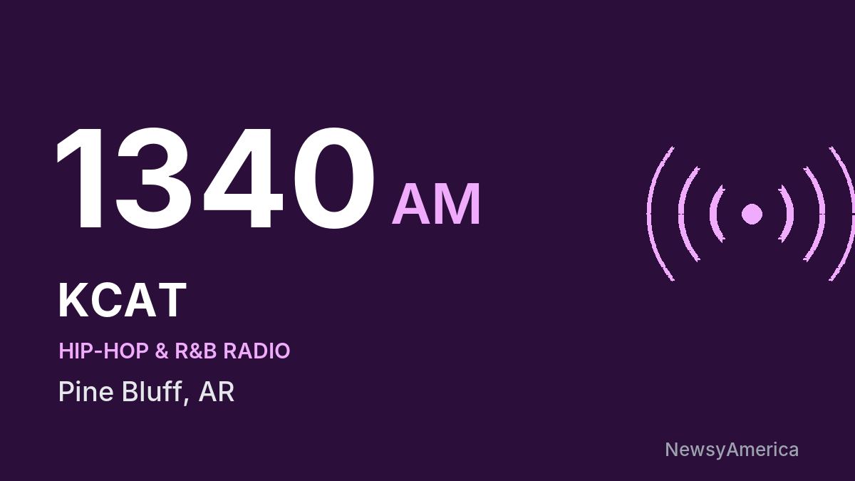 KCAT 1340 AM – Pine Bluff