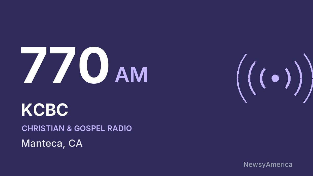 KCBC 770 AM – Manteca