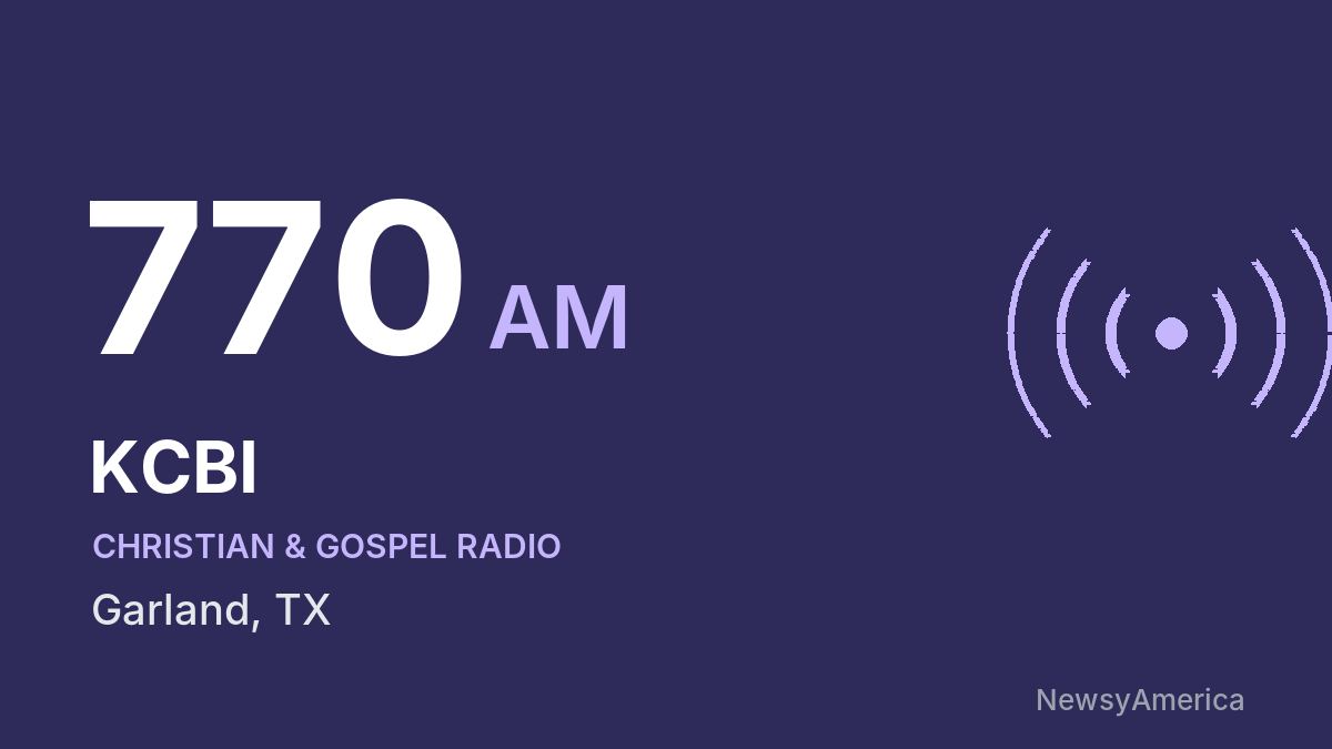 KCBI 770 AM – Garland