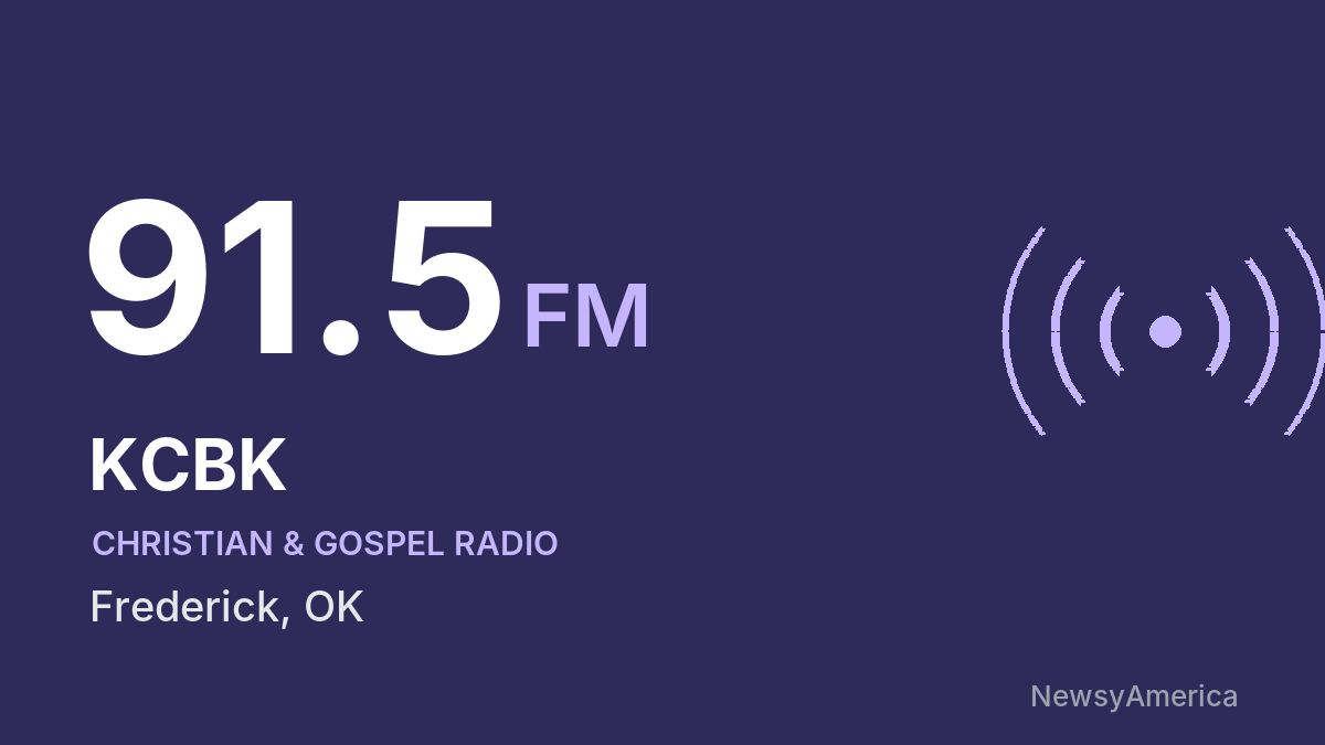 KCBK 91.5 FM – Frederick
