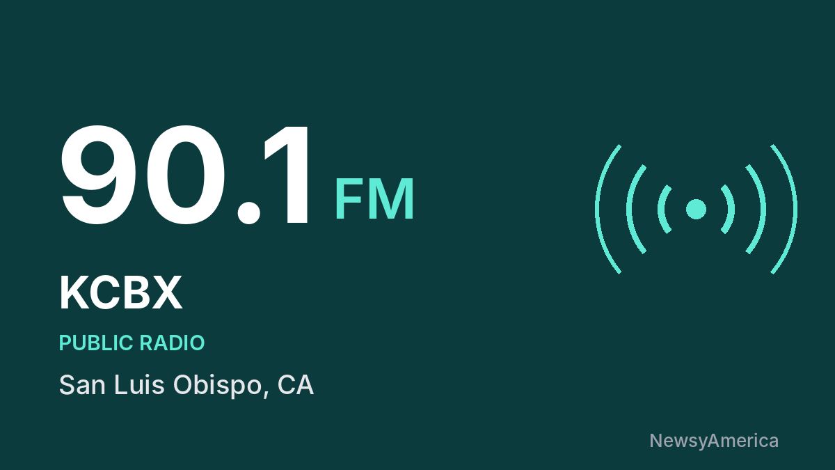 KCBX 90.1 FM – San Luis Obispo