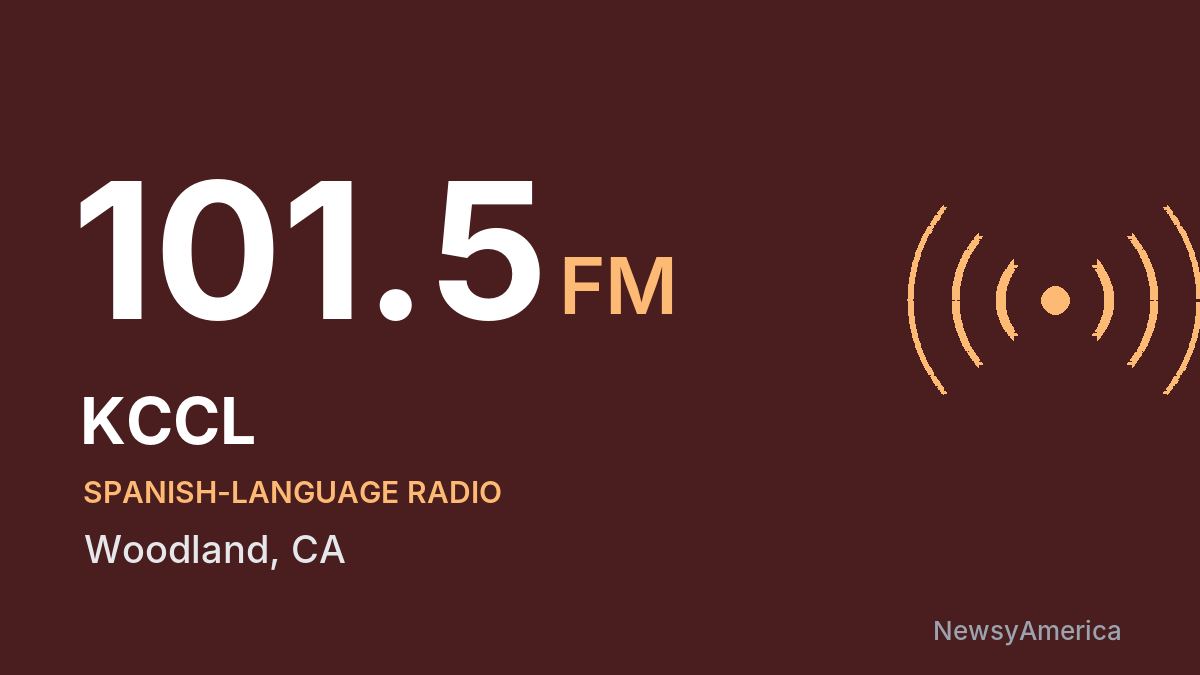 KCCL 101.5 FM – Woodland