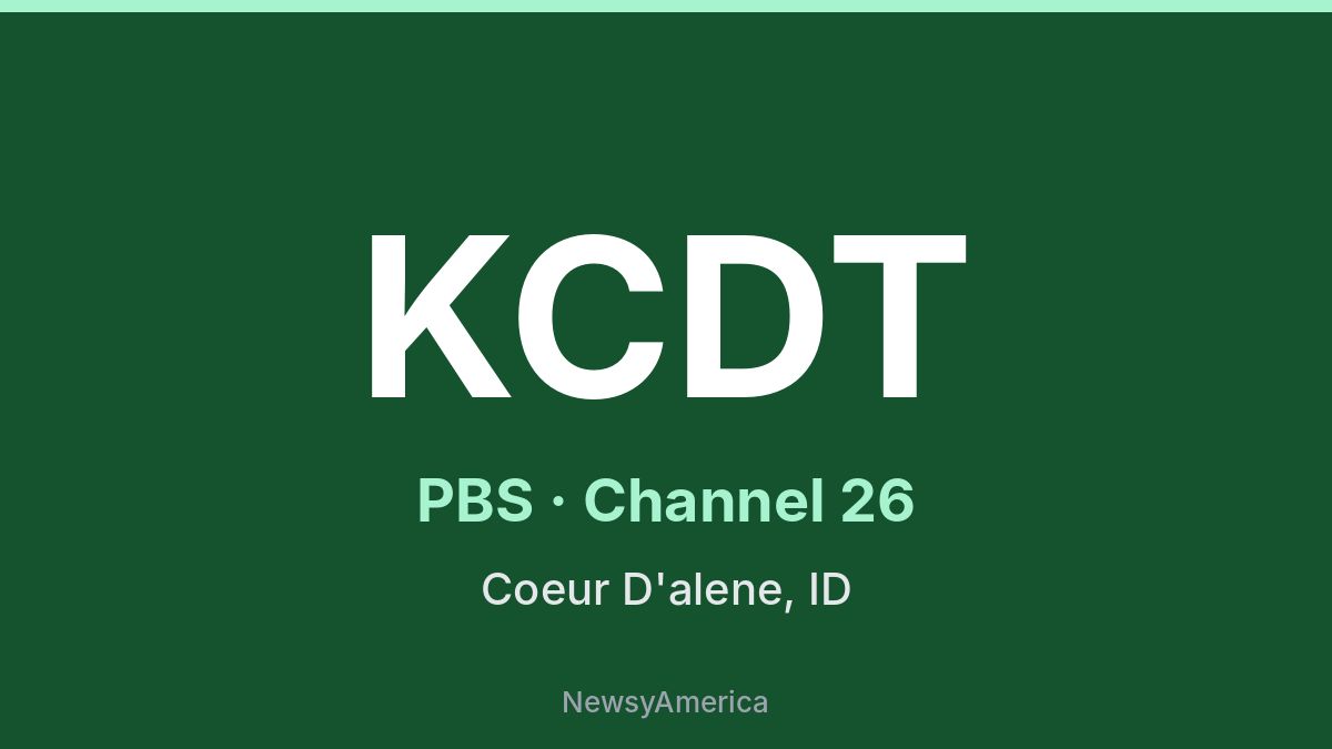 KCDT – PBS 26 Spokane