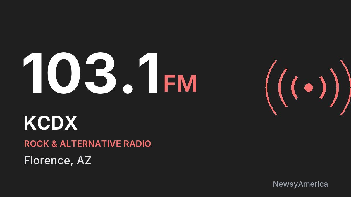 KCDX 103.1 FM – Florence