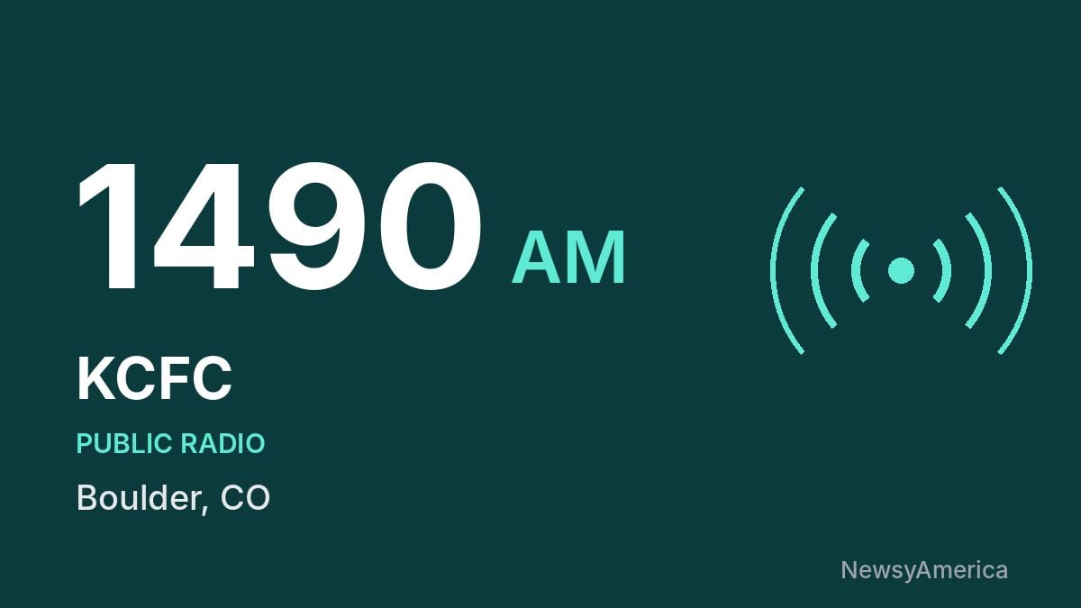 KCFC 1490 AM – Boulder