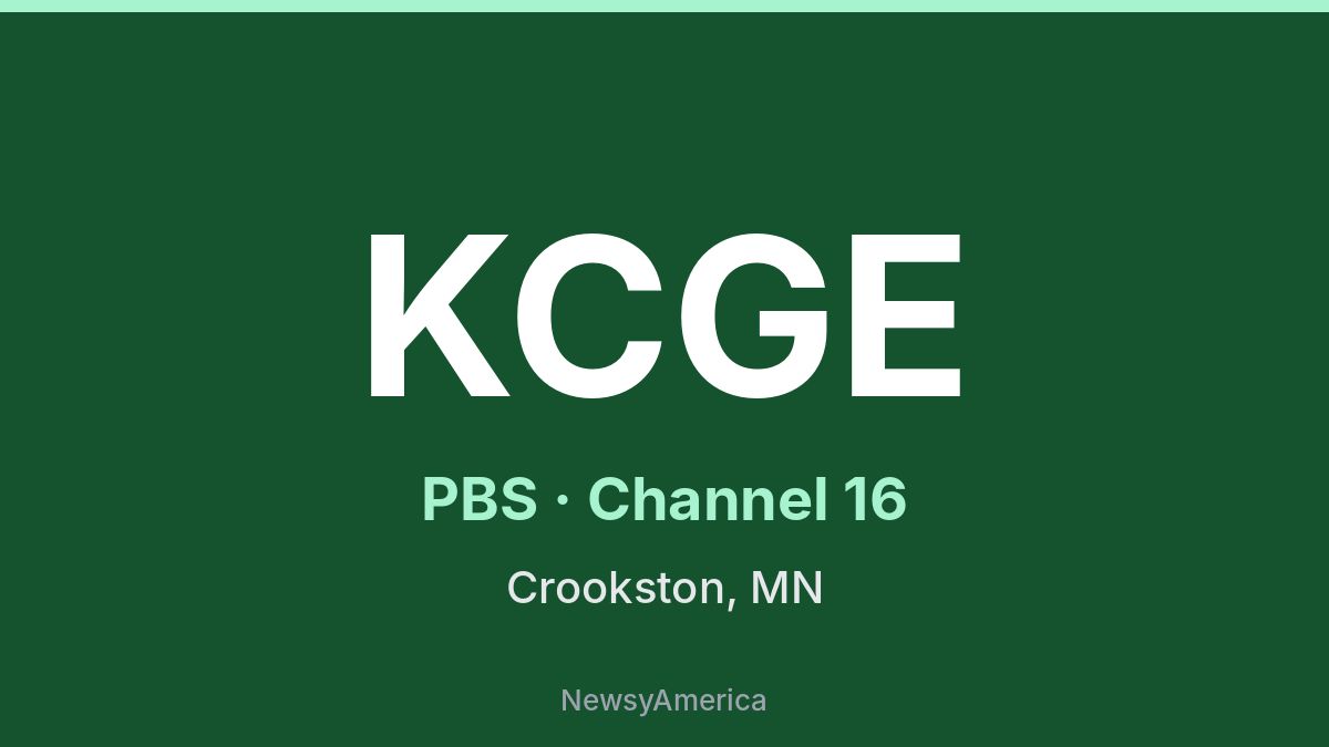 KCGE – PBS 16 Fargo