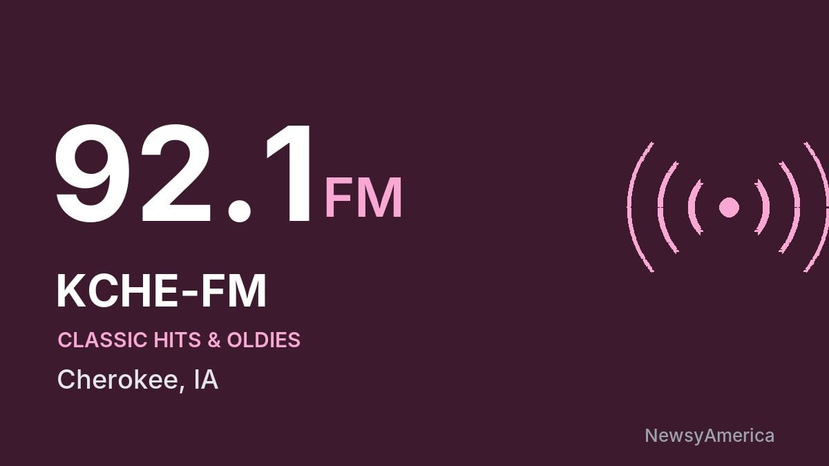 KCHE-FM 92.1 FM – Cherokee