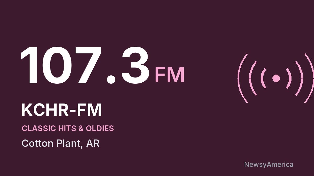 KCHR-FM 107.3 FM – Cotton Plant