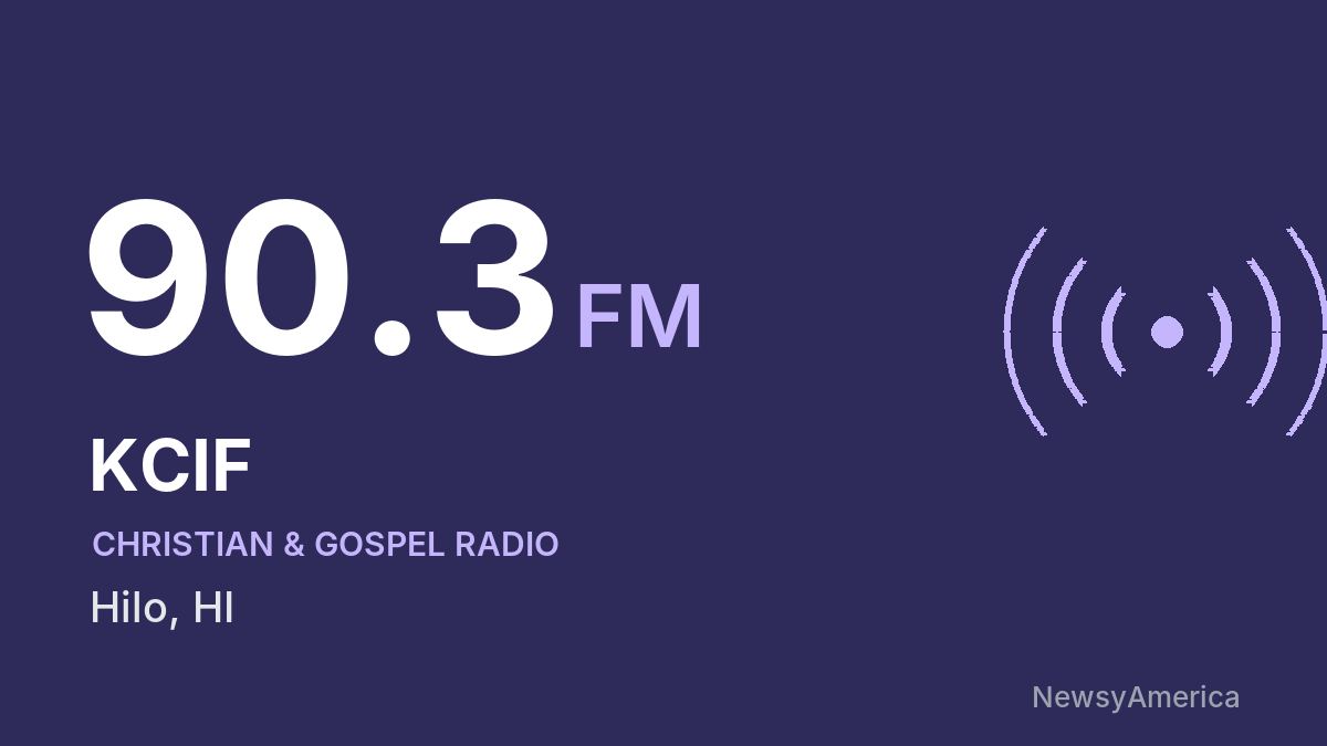KCIF 90.3 FM – Hilo