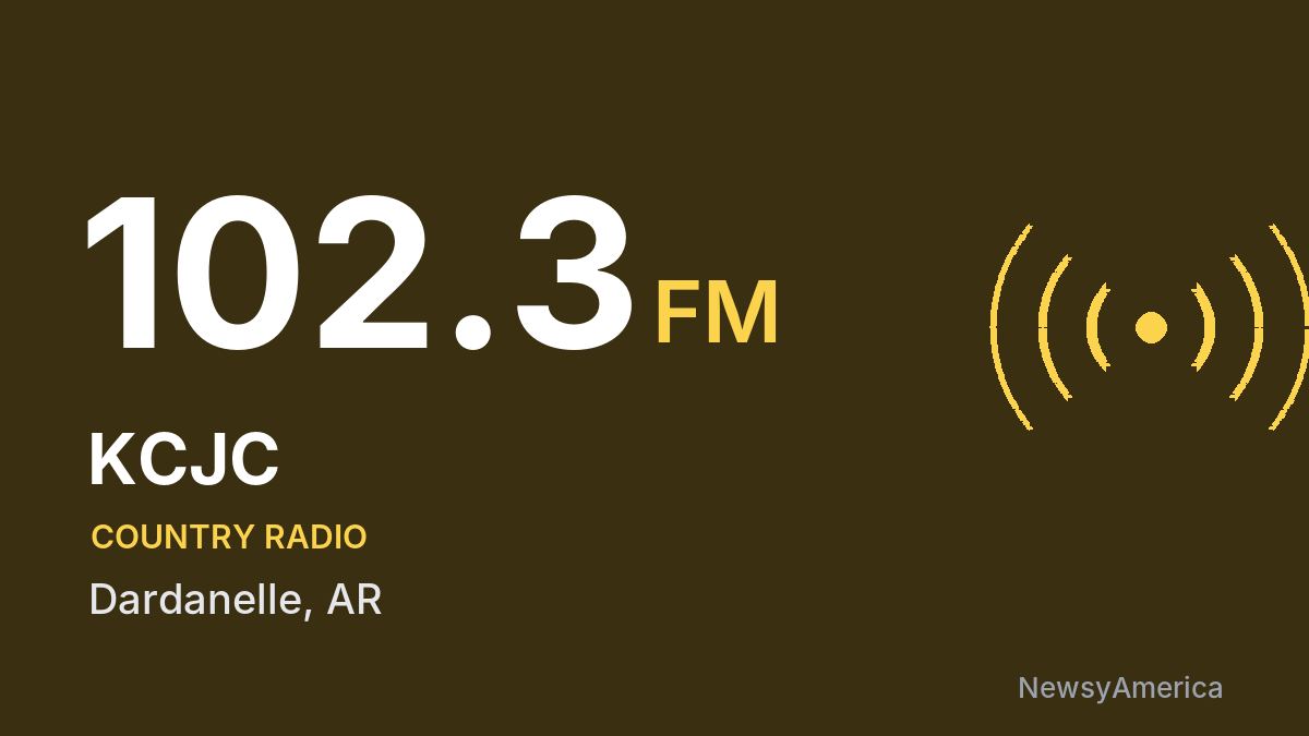 KCJC 102.3 FM – Dardanelle