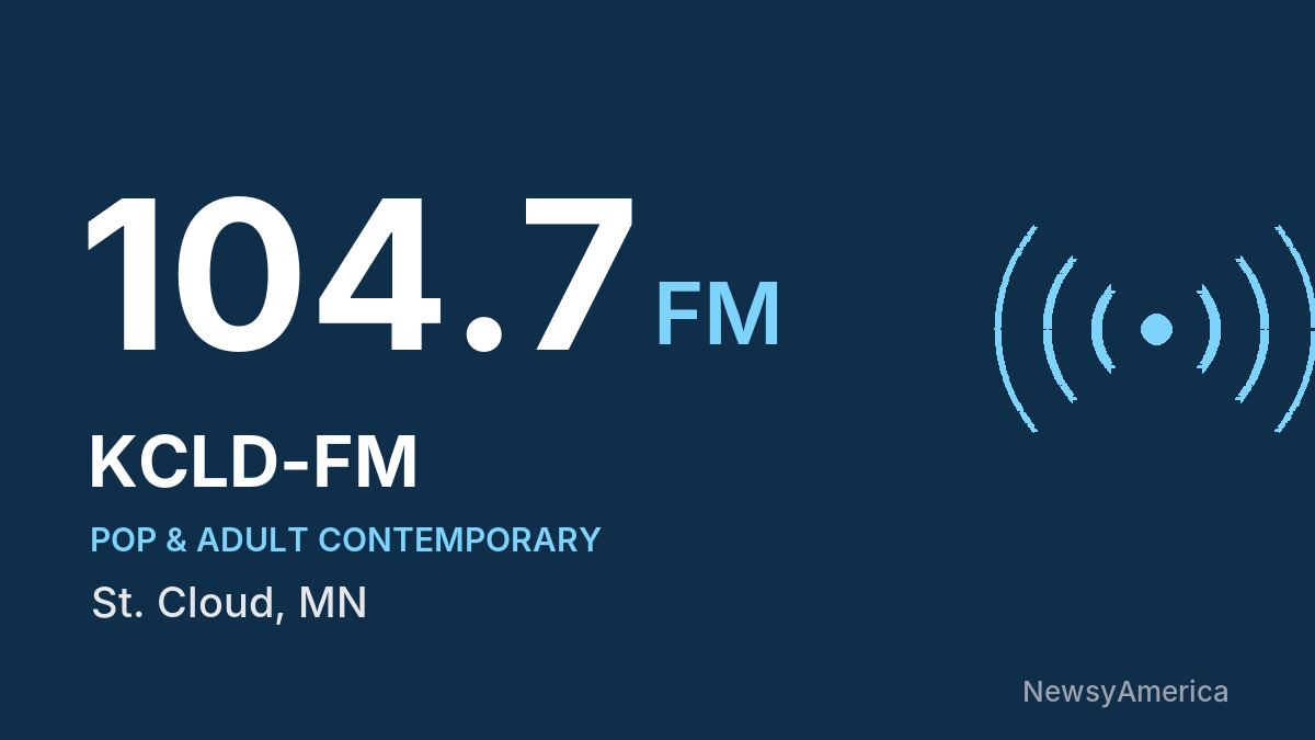 KCLD-FM 104.7 FM – St. Cloud