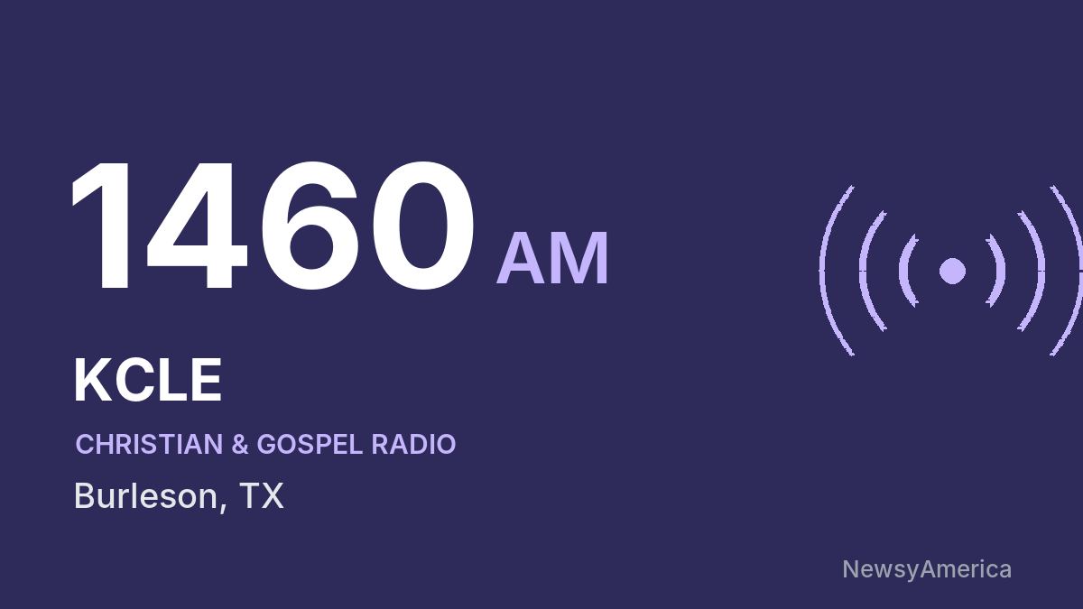 KCLE 1460 AM – Burleson