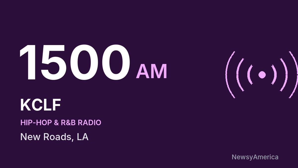 KCLF 1500 AM – New Roads