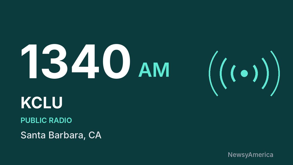 KCLU 1340 AM – Santa Barbara