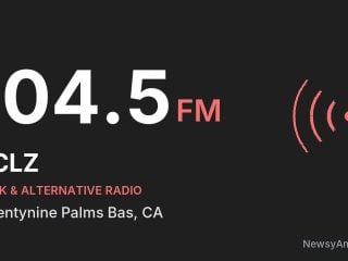 KCLZ 104.5 FM, Twentynine Palms Bas, CA