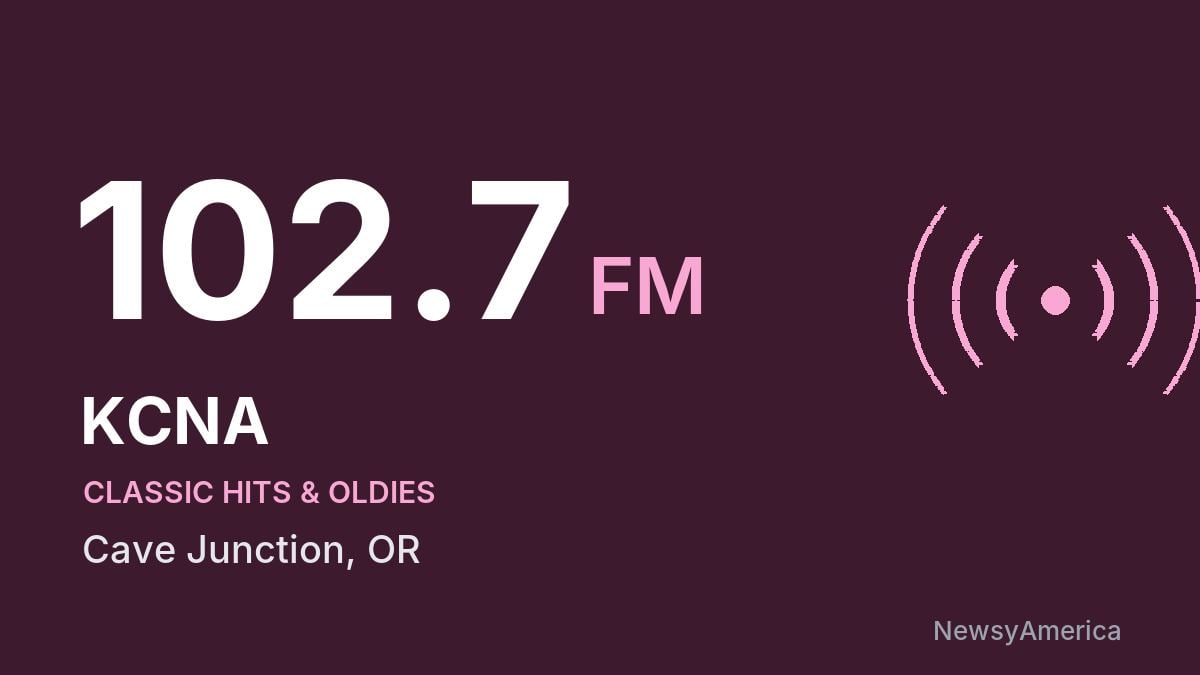 KCNA 102.7 FM – Cave Junction