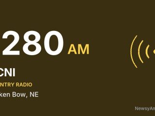 KCNI 1280 AM, Broken Bow, NE