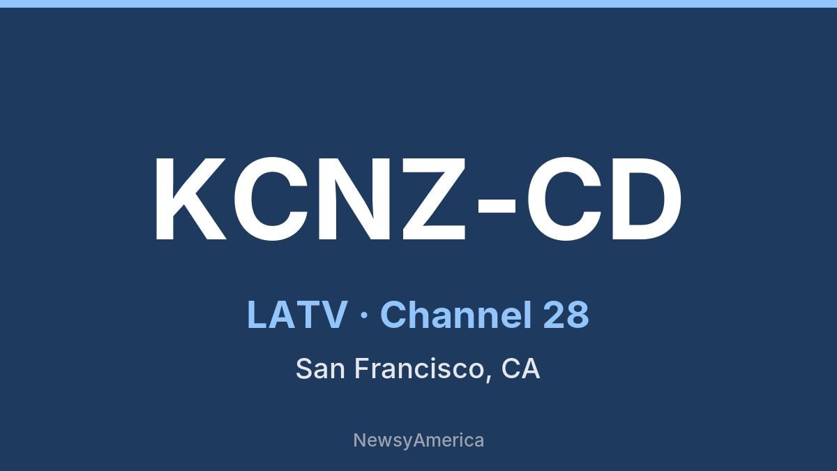 KCNZ-CD – LATV 28 San Francisco