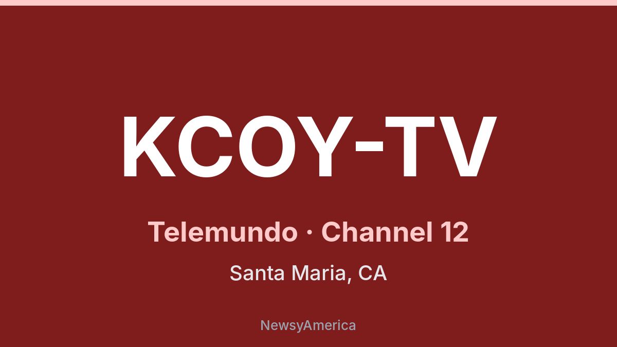 KCOY-TV – Telemundo 12 Santa Barbara