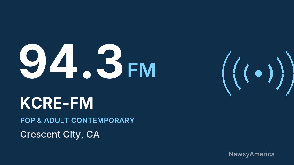KCRE-FM 94.3 FM – Crescent City