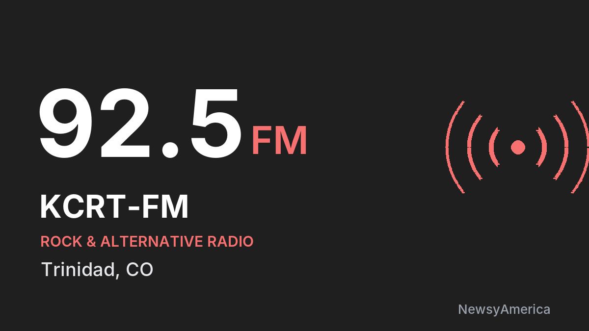 KCRT-FM 92.5 FM – Trinidad