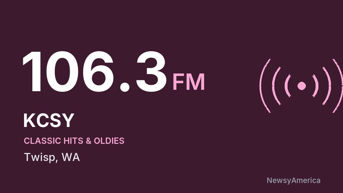 KCSY 106.3 FM – Twisp