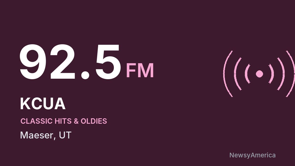 KCUA 92.5 FM – Maeser