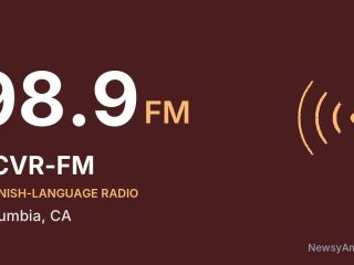 KCVR-FM 98.9 FM, Columbia, CA