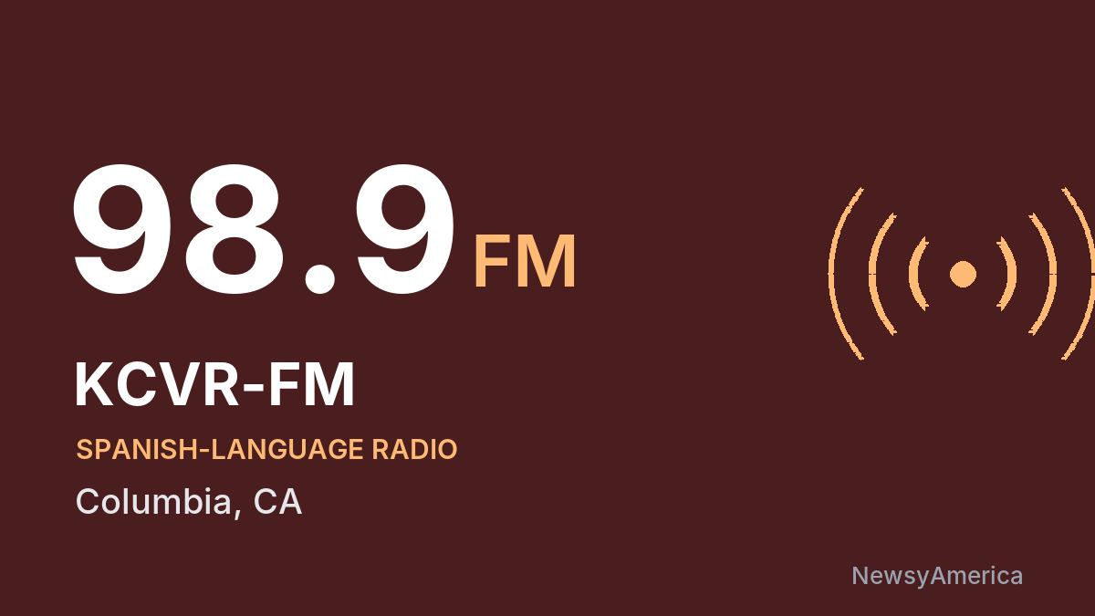 KCVR-FM 98.9 FM – Columbia