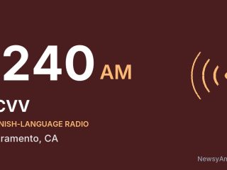 KCVV 1240 AM, Sacramento, CA