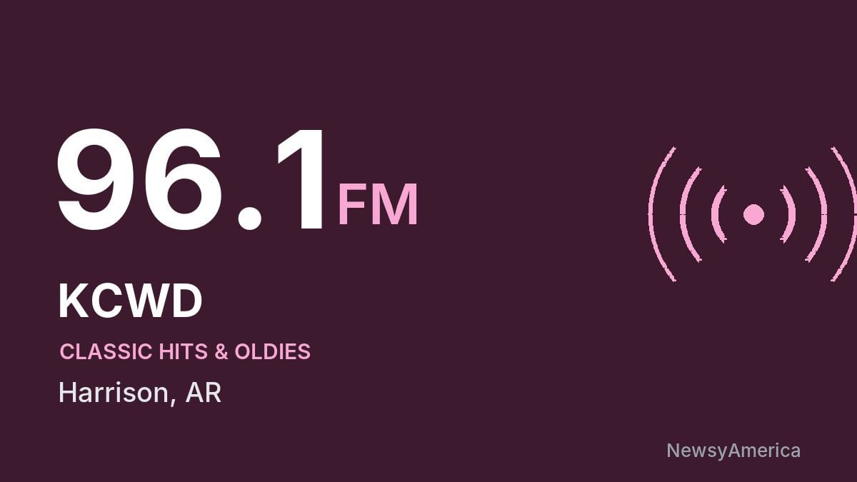 KCWD 96.1 FM – Harrison