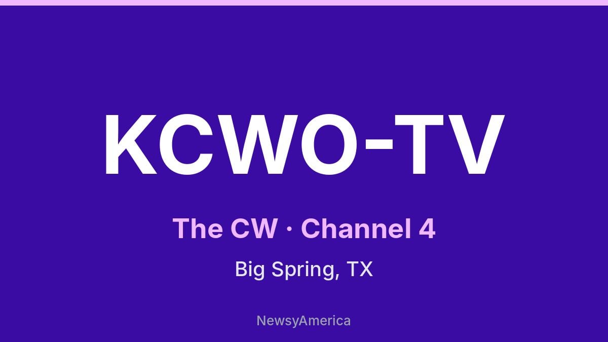 KCWO-TV – The CW 4 Odessa