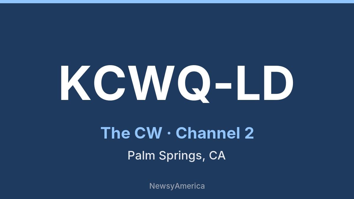 KCWQ-LD – The CW 2 Palm Springs