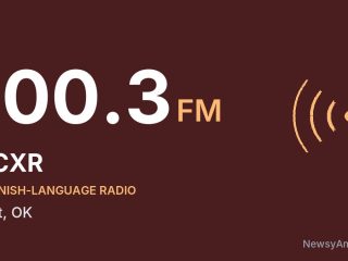 KCXR 100.3 FM, Taft, OK