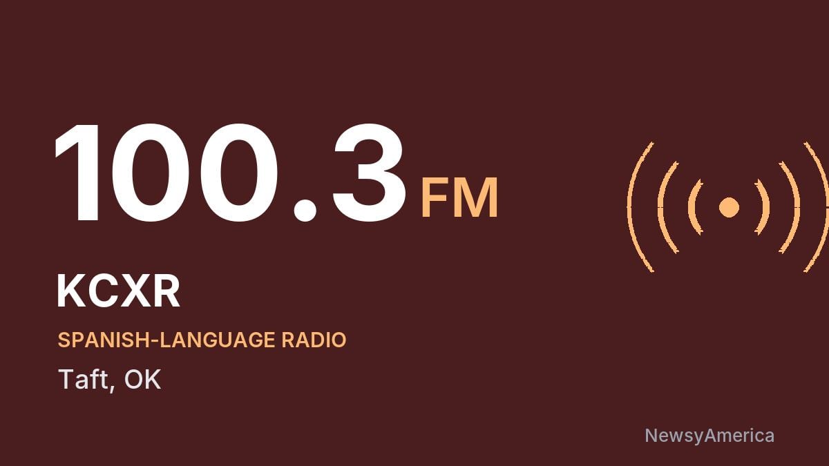 KCXR 100.3 FM – Taft