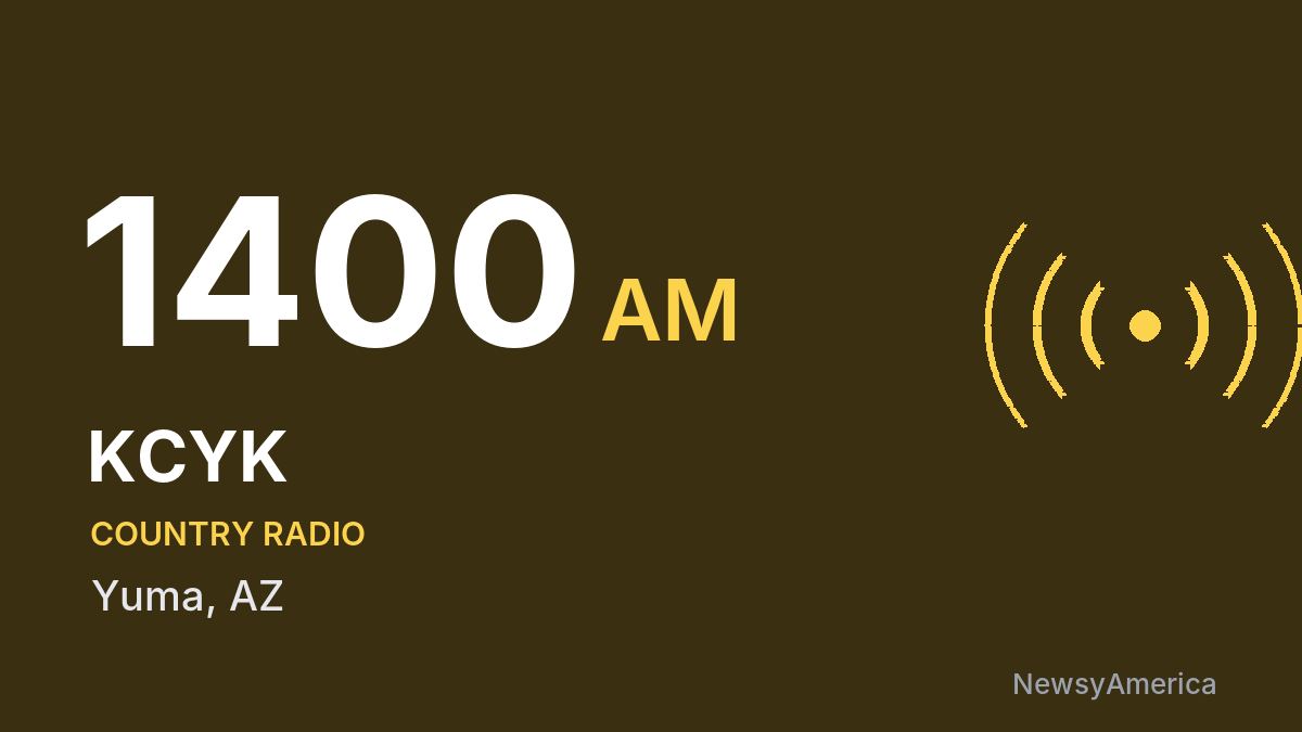 KCYK 1400 AM – Yuma