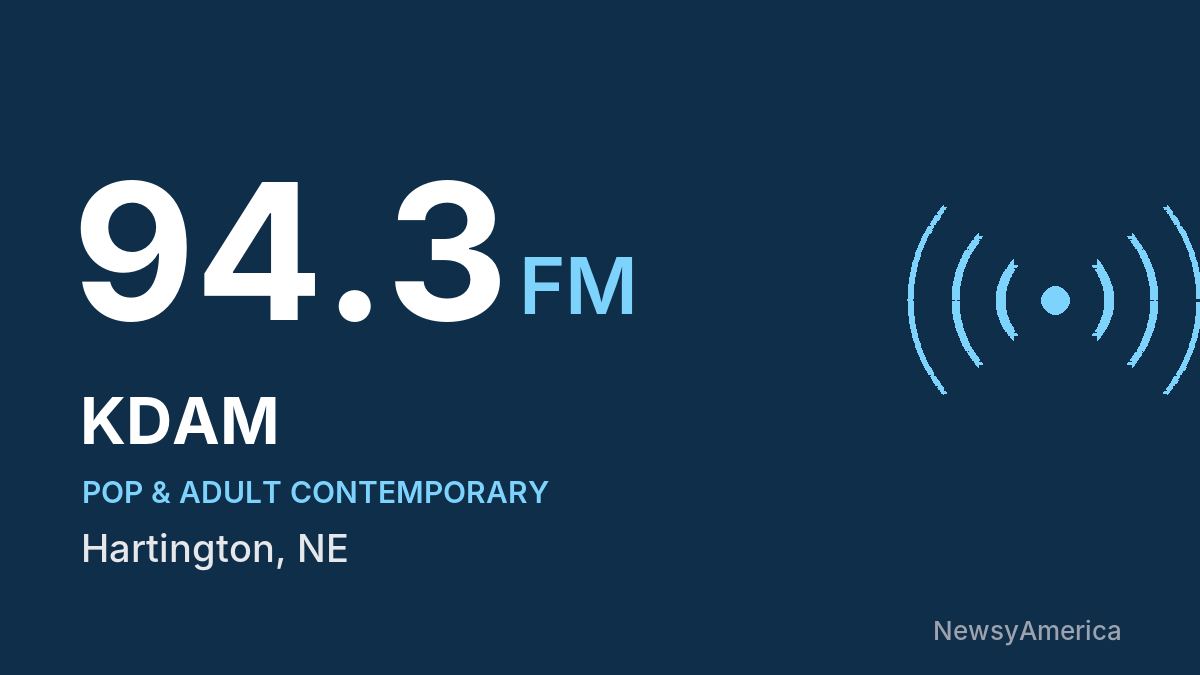 KDAM 94.3 FM – Hartington