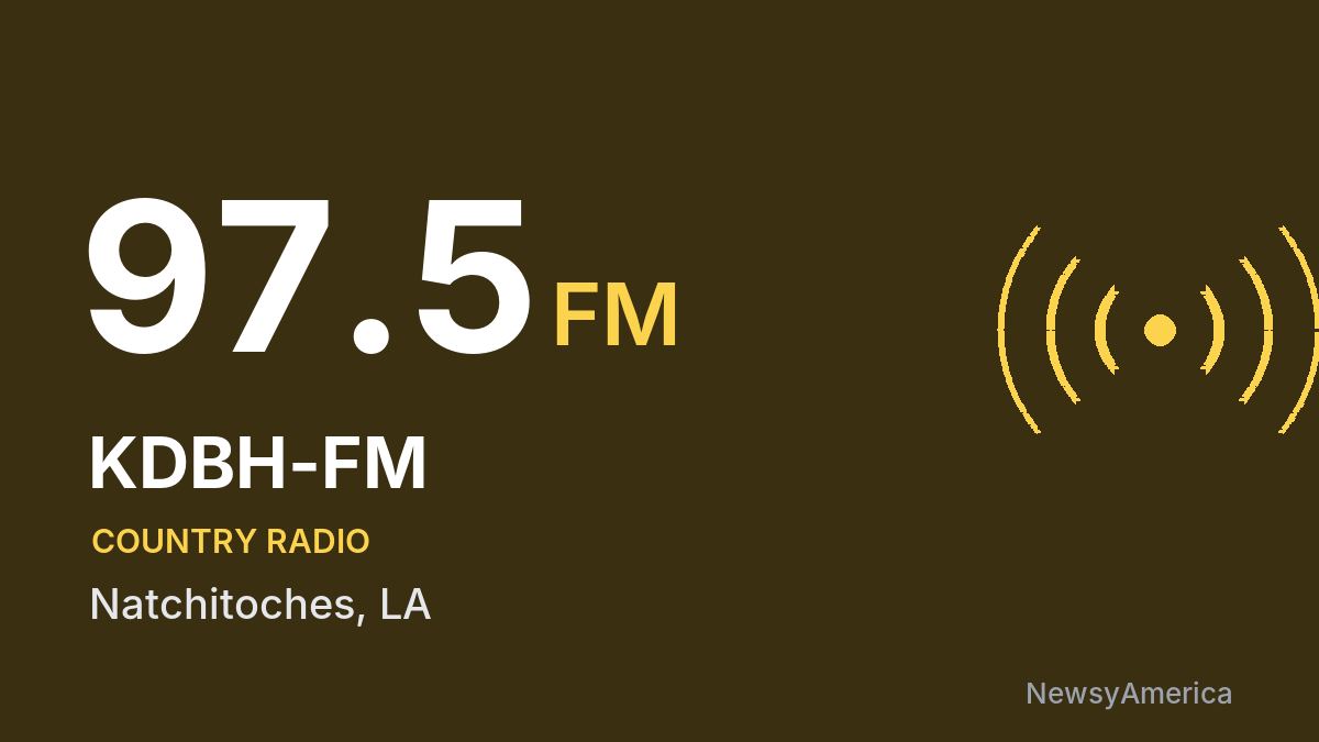 KDBH-FM 97.5 FM – Natchitoches