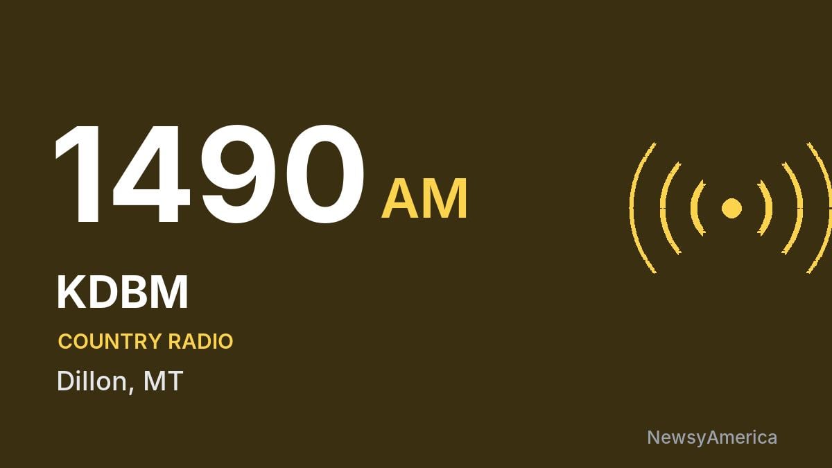 KDBM 1490 AM – Dillon
