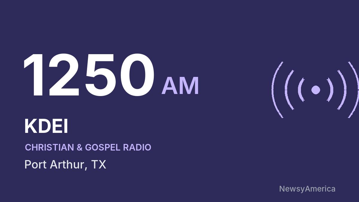 KDEI 1250 AM – Port Arthur