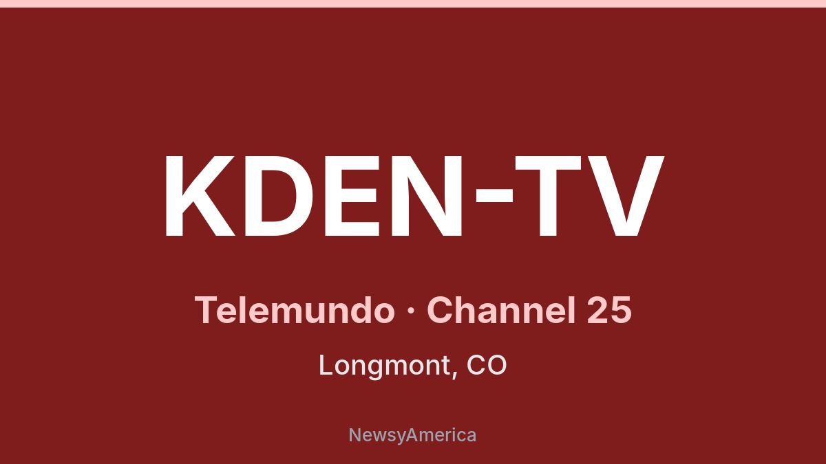 KDEN-TV – Telemundo 25 Denver