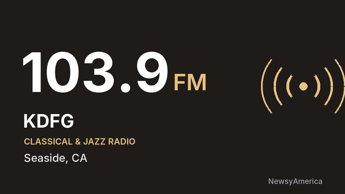 KDFG 103.9 FM – Seaside