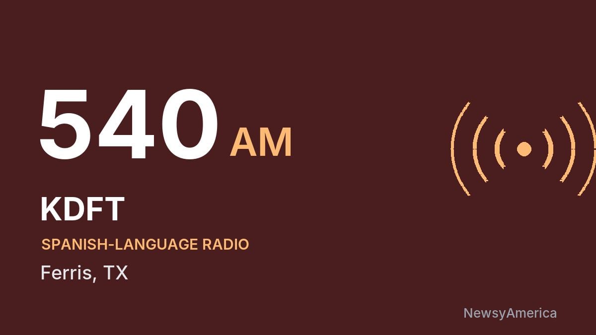 KDFT 540 AM – Ferris