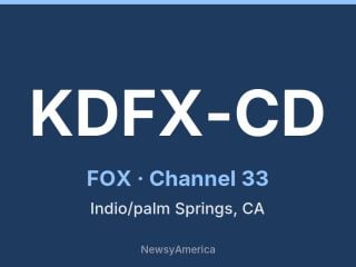 KDFX-CD channel 33, Indio/palm Springs, CA
