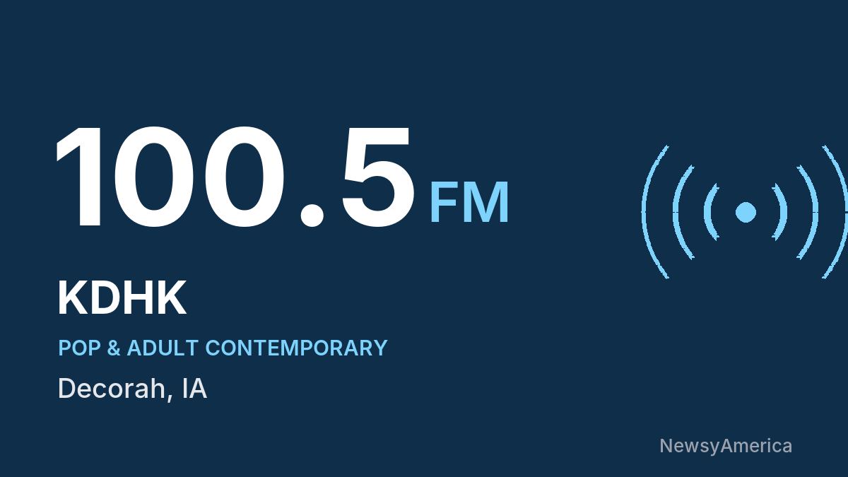KDHK 100.5 FM – Decorah