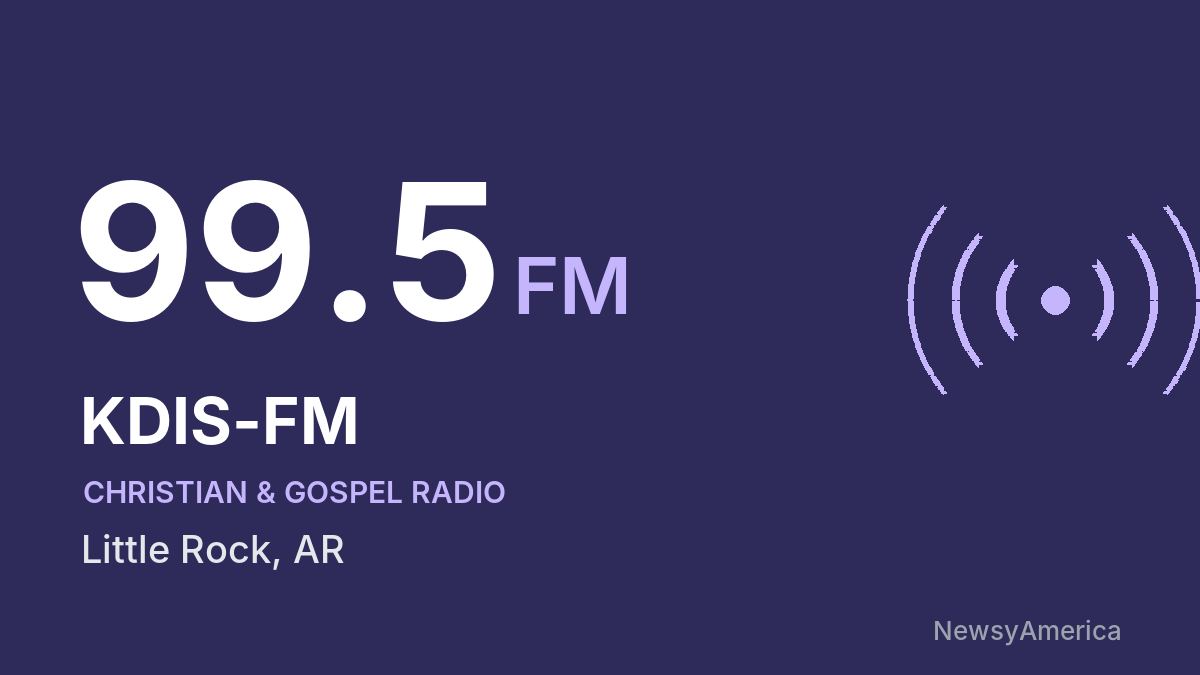 KDIS-FM 99.5 FM – Little Rock